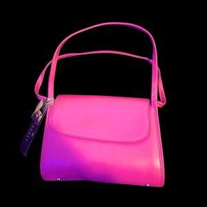 New Fuchsia Handbag 8 1/2”W by 6”H